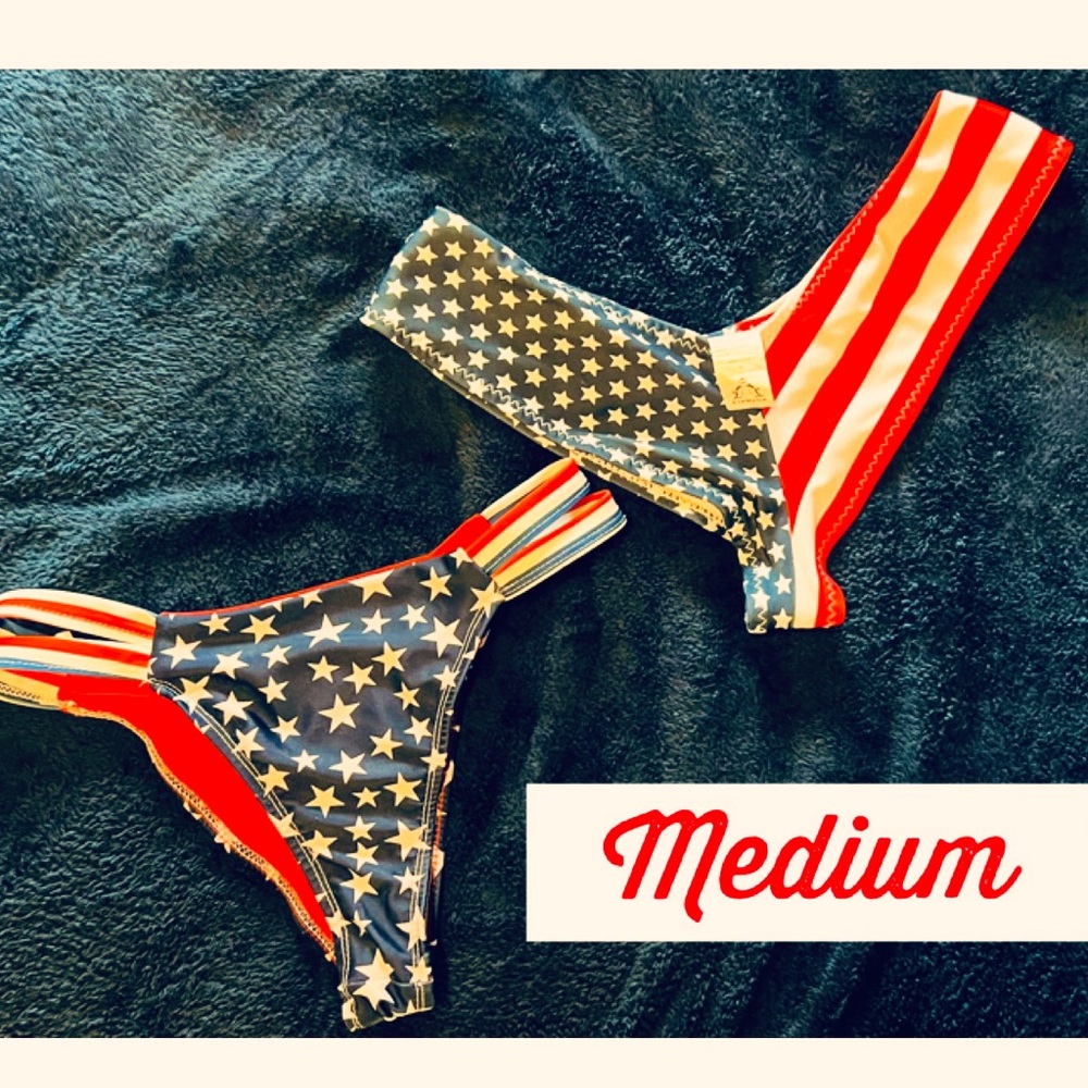Two USA bikini thong bottoms 🇺🇸